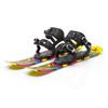 Skiboards | Snowblades | Skiblades | Short Skis | Mini Skis for Snow by Snowfeet | 65 cm (Retro | for Snowboard Boots) view 2