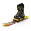 Skiboards | Snowblades | Skiblades | Short Skis | Mini Skis for Snow by Snowfeet | 65 cm (Retro | for Snowboard Boots) view 3