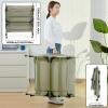 Portable Bed for Adults with Mattress, Folding Camping Bed with Comfort Mattress and Pillow, Foldable Bed Adjustable 6-Position, for Camping, Home, Yard, Office(190x65x30cm) view 4