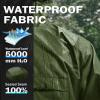 SWISSWELL Men's Rain Jacket Waterproof Lightweight Packable Pullover Windbreaker with Hood for Travel Hiking Golf view 2