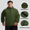 SWISSWELL Men's Rain Jacket Waterproof Lightweight Packable Pullover Windbreaker with Hood for Travel Hiking Golf view 4