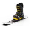 Skiboards | Snowblades | Skiblades | Short Skis | Mini Skis for Snow by Snowfeet | 65 cm (White Mountains | for Snowboard Boots) view 3