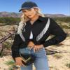 MYMORE Womens Rhinestone Fringe Shirt Crop Top Nashville Country Western Cowgirl Outfit Long Sleeve Glitter Button Up Shirts Top Dolly Costume Parton Party Club Cowboy Carter Outfit Clothing Black S view 2