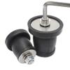 BOPOREAE Expandable Mechanical Seal, Cleanout Pipe Plug-Rubber Expansion Scupper Plugs & Removable Stainless Steel Allen Wrench Handle,1-7/8 to 2-1/4 in Sewer Cap Cover, Winterizing Pool Boat Plugs view 1