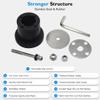 BOPOREAE Expandable Mechanical Seal, Cleanout Pipe Plug-Rubber Expansion Scupper Plugs & Removable Stainless Steel Allen Wrench Handle,1-7/8 to 2-1/4 in Sewer Cap Cover, Winterizing Pool Boat Plugs view 4