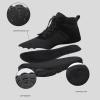Wide Barefoot Hiking Boots for Women Men | Minimalist Five-Finger Fleece Warm Winter Shoes | Zero Drop Wide Toe Box Snow Boots | Waterproof Ankle Booties with Elastic Cord Black 36 view 3