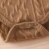 Newborn Baby Boy Girl Clothes Ribbed Knitted Cotton Long Sleeve Romper Long Pants Thick Warm Fall (Brown, 3-6 Months) view 2