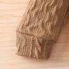 Newborn Baby Boy Girl Clothes Ribbed Knitted Cotton Long Sleeve Romper Long Pants Thick Warm Fall (Brown, 3-6 Months) view 4
