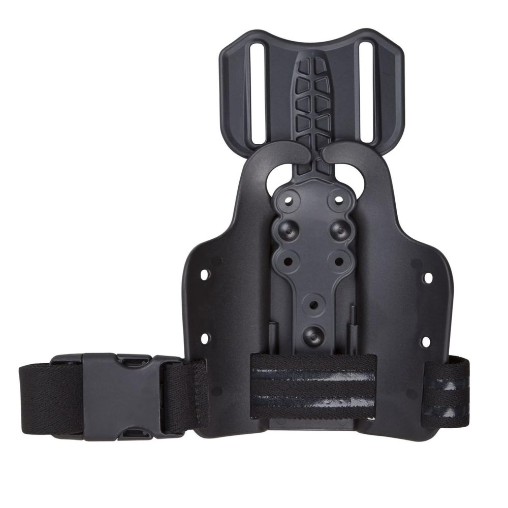 Drop Flex Adapter Adjustable Drop Leg Platform Polymer Leg Shroud Adapter for Holsters and Magazine Pouche Quick Locking