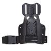 Drop Flex Adapter Adjustable Drop Leg Platform Polymer Leg Shroud Adapter for Holsters and Magazine Pouche Quick Locking view 1