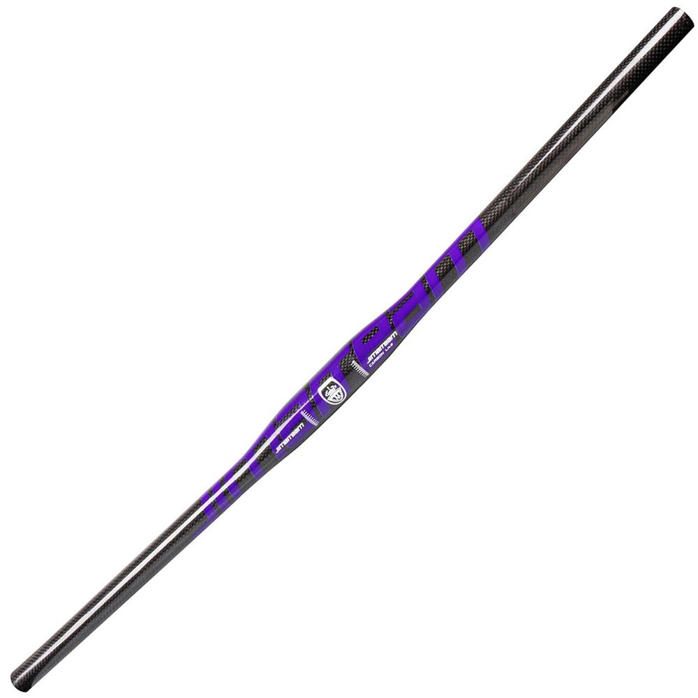 HWEVDHJ Bike Handlebar 31.8mm Carbon Fibre Mountain Bike Flat Handlebar 580/600/620/640/660/680/700/720/740/760mm Bike Accessories for Outdoor 22mm Handlebar Riding(Purple,760mm)
