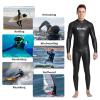 REALON Men Women CR Triathlon Wetsuit 3mm Smoothskin Neoprene Full Wet Suits Back Zipper Cold Water Keep Warm for Surfing Snorkeling Diving Scuba view 2
