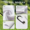 KakaTify Custom Golf Towels Personalized Picture Text Photo Name Logo Microfiber Towels for Golf Club Accessories for Men Women Waffle Pattern Clip Bulk Batch1-100Pcs 2 Sides Customizable11.8 x11.8 view 2