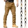 Cargo Pants for Men Relaxed Fit Waterproof Stretch Work Pants Multi Pockets Ripstop Flex Camo Hunting Tactical Pants Lightweight Rain Pants Men Tactical Pants for Men Stretch Pantalones De Hombre view 4
