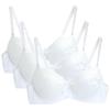 3PC Push Up Bras for Women Sexy Lace Full Coverage Wirefree Everyday Bra Soft Comfy Breathable Daily Padded Underwear view 1
