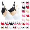 3PC Push Up Bras for Women Sexy Lace Full Coverage Wirefree Everyday Bra Soft Comfy Breathable Daily Padded Underwear view 1