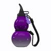 FACELESS Enjoy Gourd Water Bottle, Black, Spiral Coiled Strap (purple) view 1