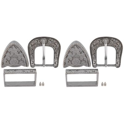 2pcs Belt Buckle Vintage Design Belt Buckle Belt Buckles Set Men Simple Cowboy Belt Decoration Handmade Buckle(25mm)