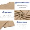 COOFANDY Men's T Shirts Short Sleeve Soft Crew Neck Lightweight Tee Shirts Casual Summer Basic Tops view 4
