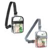 gdbis Clear Mini Sling Bag, Heavy Duty Clear Purse Fanny Packs, Cute Chest Crossbody Backpack for Women view 1