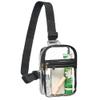 gdbis Clear Mini Sling Bag, Heavy Duty Clear Purse Fanny Packs, Cute Chest Crossbody Backpack for Women view 2