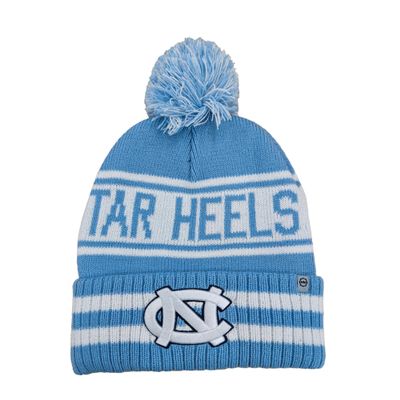 Franchise Club Unisex North Carolina Rally Cry Knit Hat with Pom Blue