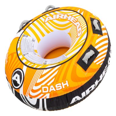 Airhead AHT50192ORW Dash 1-Rider Towable Tube - Orange/White