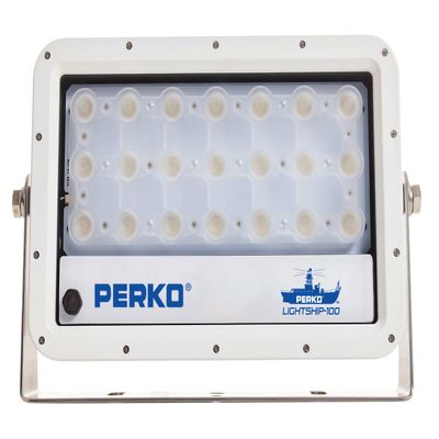 Perko 1643100F0W Lightship 100 High Performance LED Floodlight - 13,300 Lumens, White