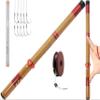 Telescopic Rod Kit Tenkara Fishing Rod Kit 20FT-Zoom Stream 4 Lengths Collapsible Fly Rods Backpacking Fishing Pole Quality Carbon Tube Creek Rods(Zoom Tenkara Rod with Complete Kit, 14.8Ft-4.5m) view 1