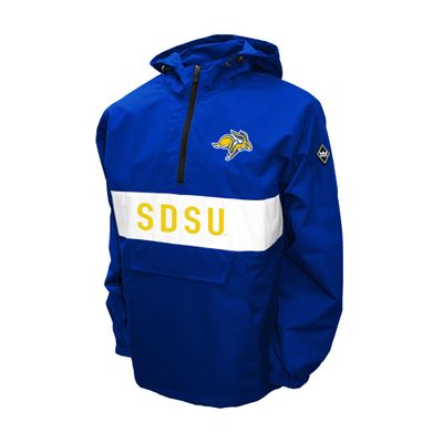 Franchise Club Mens College Alpha Anorak Jacket (South Dakota State Jackrabbits, XXX-Large)
