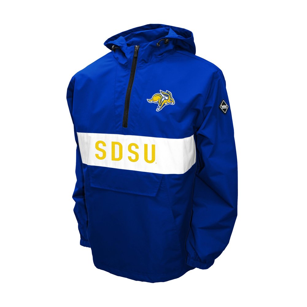 Franchise Club Mens College Alpha Anorak Jacket (South Dakota State Jackrabbits, XXX-Large)