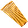 Heavy Duty Aluminum Camp Big Agnes Tent Stakes Camping Light Tent Stakes Ground Nail Bag Awning Canopy Tent Stakes Pegs Nails for Camping 16Cm 10Pcs (Gold) view 1