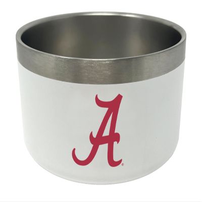 Alabama Crimson Tide 32oz Stainless Steel Dog Food & Water Bowl - NCAA Officially Licensed