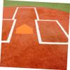 VANZACK 5pcs Rubber Baseball Softball Bases Set Thickened Pitching Mat for Training Kickball Baseball Practice Equipment view 2