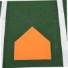 VANZACK 5pcs Rubber Baseball Softball Bases Set Thickened Pitching Mat for Training Kickball Baseball Practice Equipment view 3