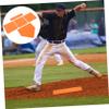 VANZACK 5pcs Rubber Baseball Softball Bases Set Thickened Pitching Mat for Training Kickball Baseball Practice Equipment view 4