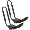 BAFOVY 100kg Kayak Rack Canoe Car Carrier, Sturdy Alloy Car Rail Storage Holder with Fittings Accessory, for Transporting Kayak view 3