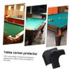 Anneome 2pcs Black Nylon L-Shape Table Corner Protectors for Pool Table Protection view 3