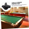 Anneome 2pcs Black Nylon L-Shape Table Corner Protectors for Pool Table Protection view 4