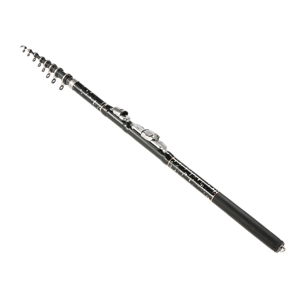 Retractable Fishing Rod, Carbon Fiber Fishing Rod Carbon Mini Rock Fishing Rod Sea Fishing Rod Lure Fishing Rod (2.7m)