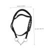 Happyyami All-Purpose Nylon Horse Halter for Training Riding and Travel Durable Bridle with Flat Braided Reins for Small Horses and Young view 4