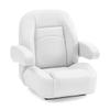 DeckMate Low Back Pontoon Helm Chair - White view 1