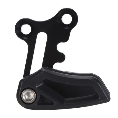 26T36T Chain Guide Protector, Single Disc E Type Direct Mount Chain Stabilizer with CNC Technology and 6061 Alloy (Black)