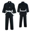 JAGUAR PRO GEAR Regular Taekwondo Gi Uniform Set 8oz Ultra Light Premium Fabric TKD Suit With Belt For Kids Adults Unisex (Black, 1) view 2