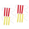 Happyyami 4pcs Football Waist Belt with Reusable Flags Wear-resistant Training Gear for Youth and Adults Lightweight Portable for Football Accessories view 1