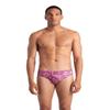 ARENA Performance Men's Breast Cancer Awareness Collection Pink Dahlia Swim Briefs Athletic Swimwear Professional Training Swimsuit Sports Bathing Suit, Shocking Pink/Multi, US Size 38 view 1