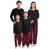 Fruit of the Loom Women Matching Holiday Family Sleep Pajama Set for Women, Men, and Kids, Red/Red Plaid, X-Large view 1