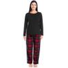 Fruit of the Loom Women Matching Holiday Family Sleep Pajama Set for Women, Men, and Kids, Red/Red Plaid, X-Large view 3