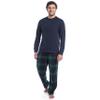 Fruit of the Loom Kids Matching Holiday Family Sleep Pajama Set for Women, Men, and Kids, Navy/Green Plaid, 14-16 view 2