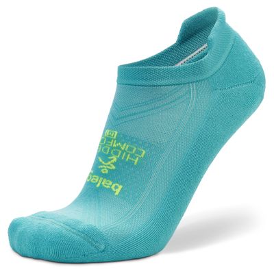 Balega Hidden Comfort Performance No Show Athletic Running Socks for Men and Women (1-Pair), Neon Aqua, Medium